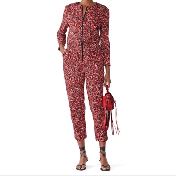 NWT Rebecca Minkoff Red Clover Jumper Jumpsuit - Picture 3 of 16